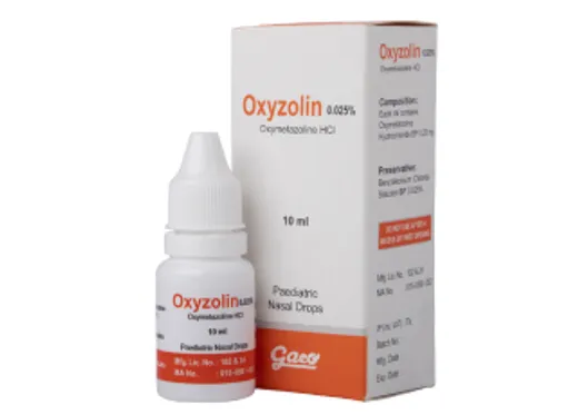 Oxyzolin 0.025% Nasal Drops